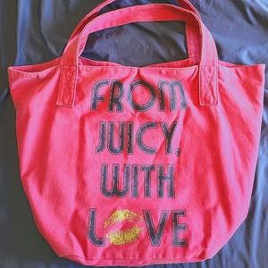 Original Juicy Couture Canvass Tote bag